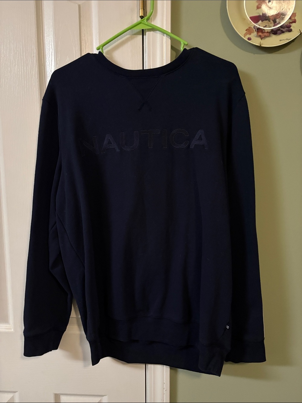 Nautica Men's Navy Blue Pullover Sweatshirt